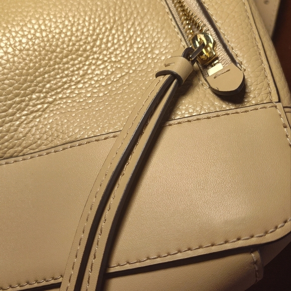 Michael Kors Cream Dome Backpack with Textured Finish - Picture 7 of 7